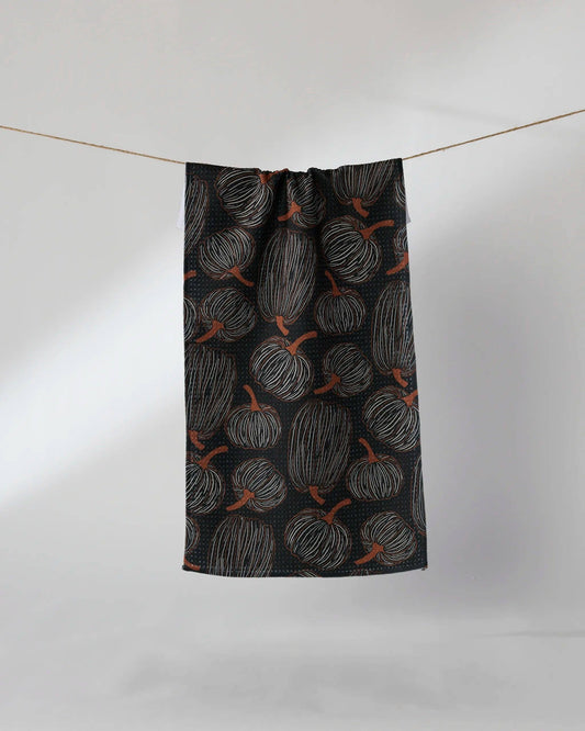 Geometry Pinstripe Patch Bar Towel