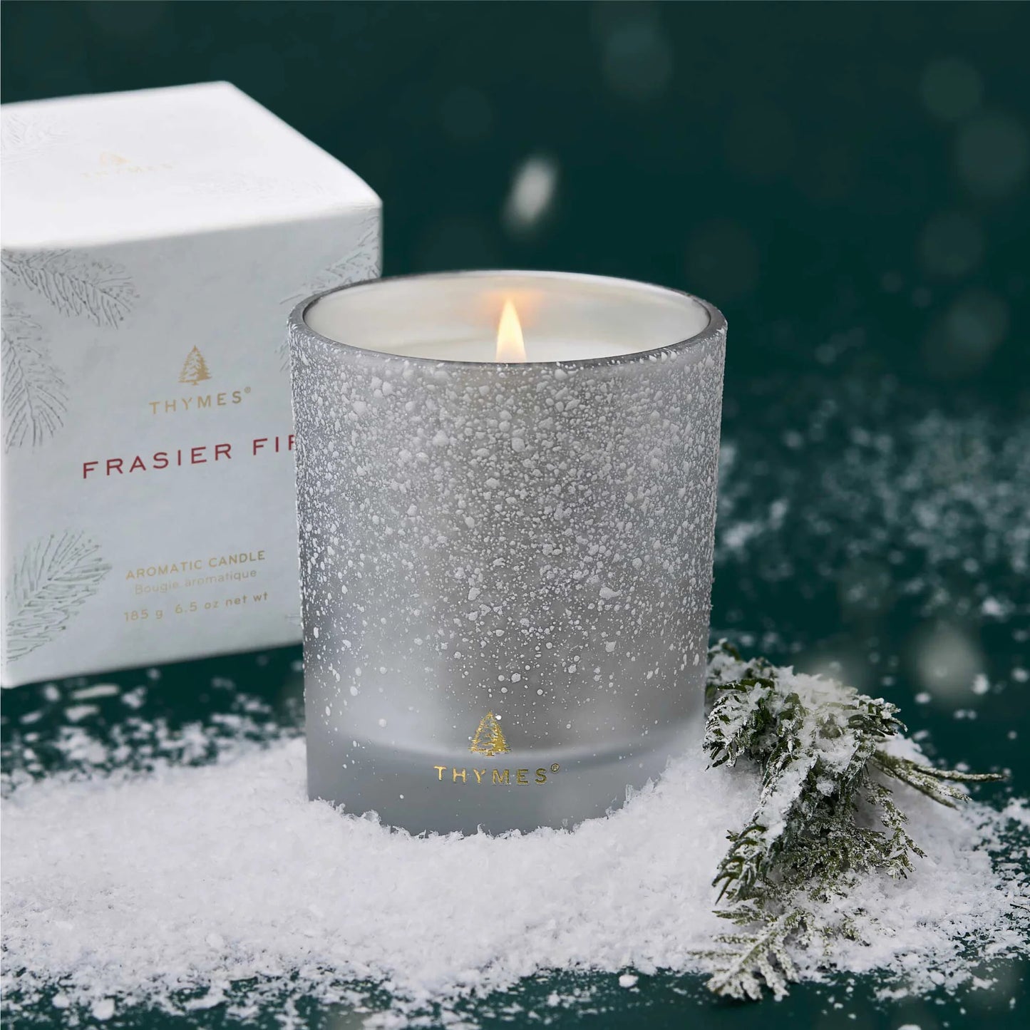Frasier Fir Frosted Boxed Candle