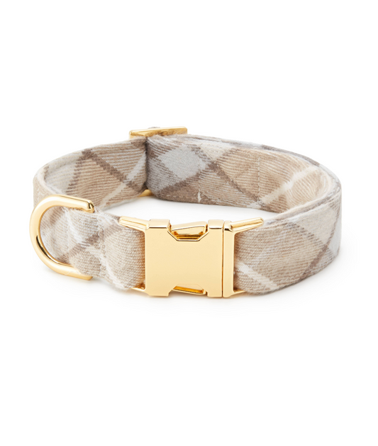 The Foggy Dog Plaid Flannel Dog Collar