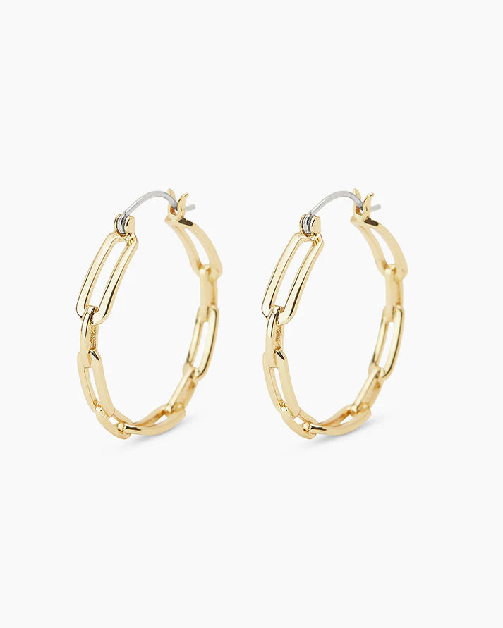 Gorjana Parker Link Small Hoops