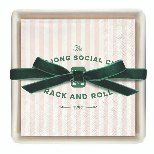 Mahjong Social Club Napkin Set