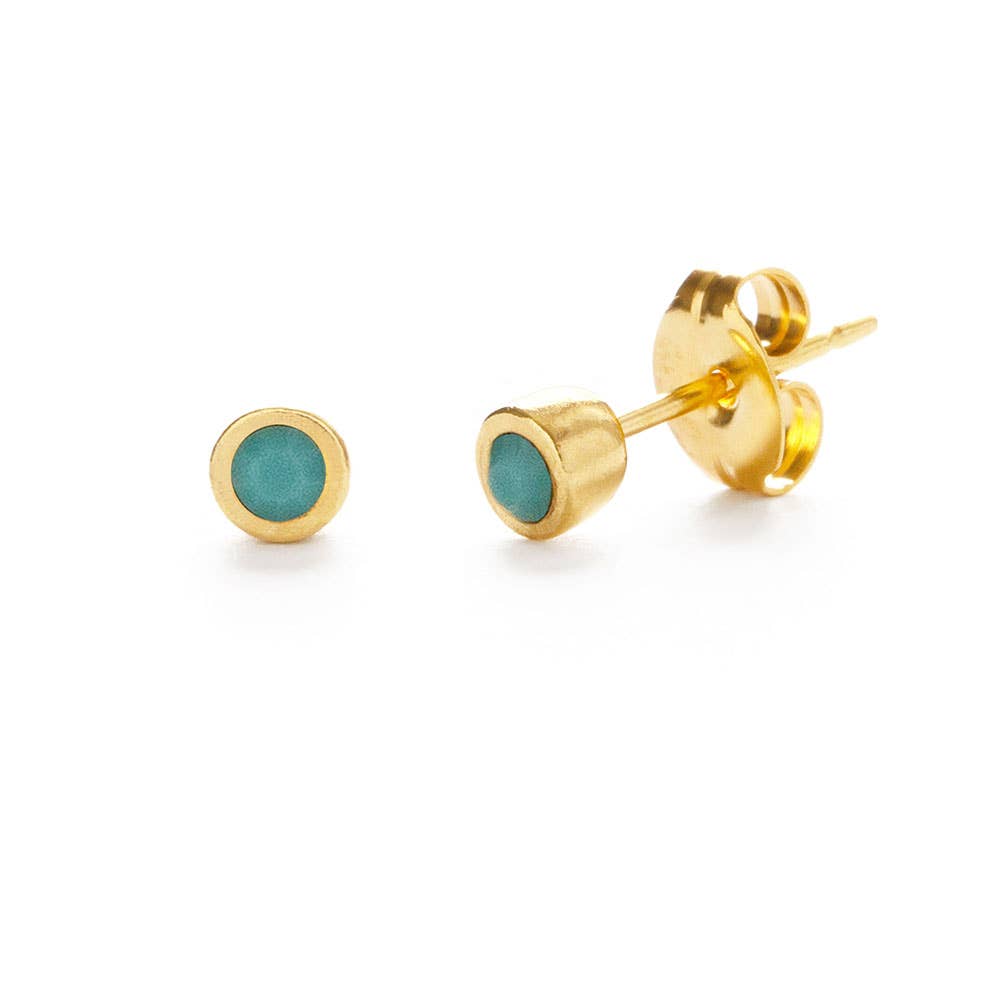 Tiny Dot Stud Earring