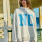 Carolina Mock Neck Sweatshirt