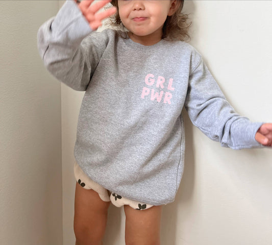 Grl Power Toddler Crewneck