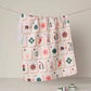 Geometry Cypress Tile Toss Tea Towel