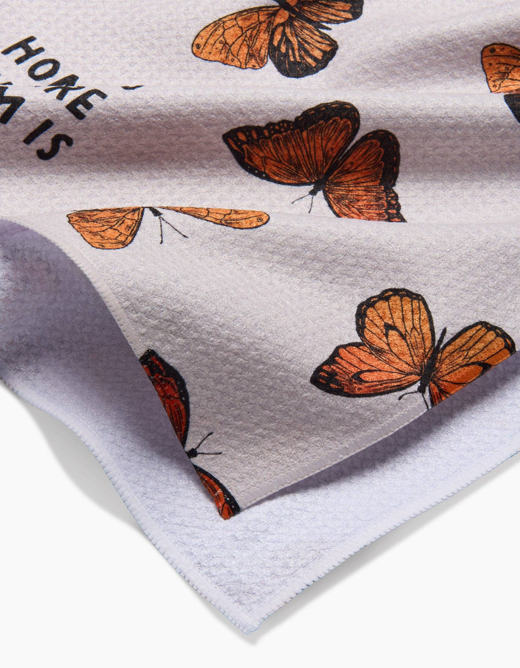Geometry Flutter Love Tea Towel
