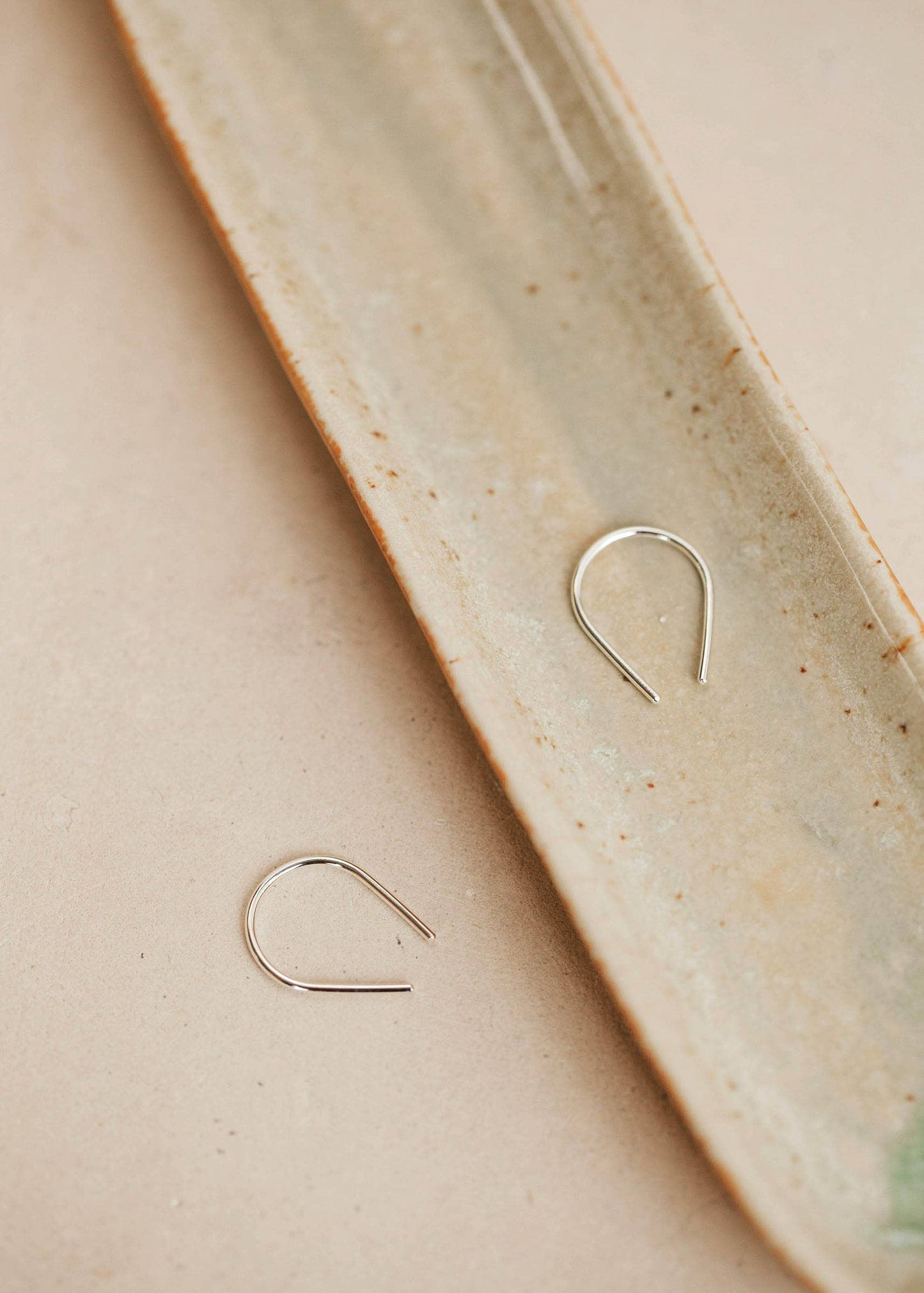 Tiny Horseshoe Earrings