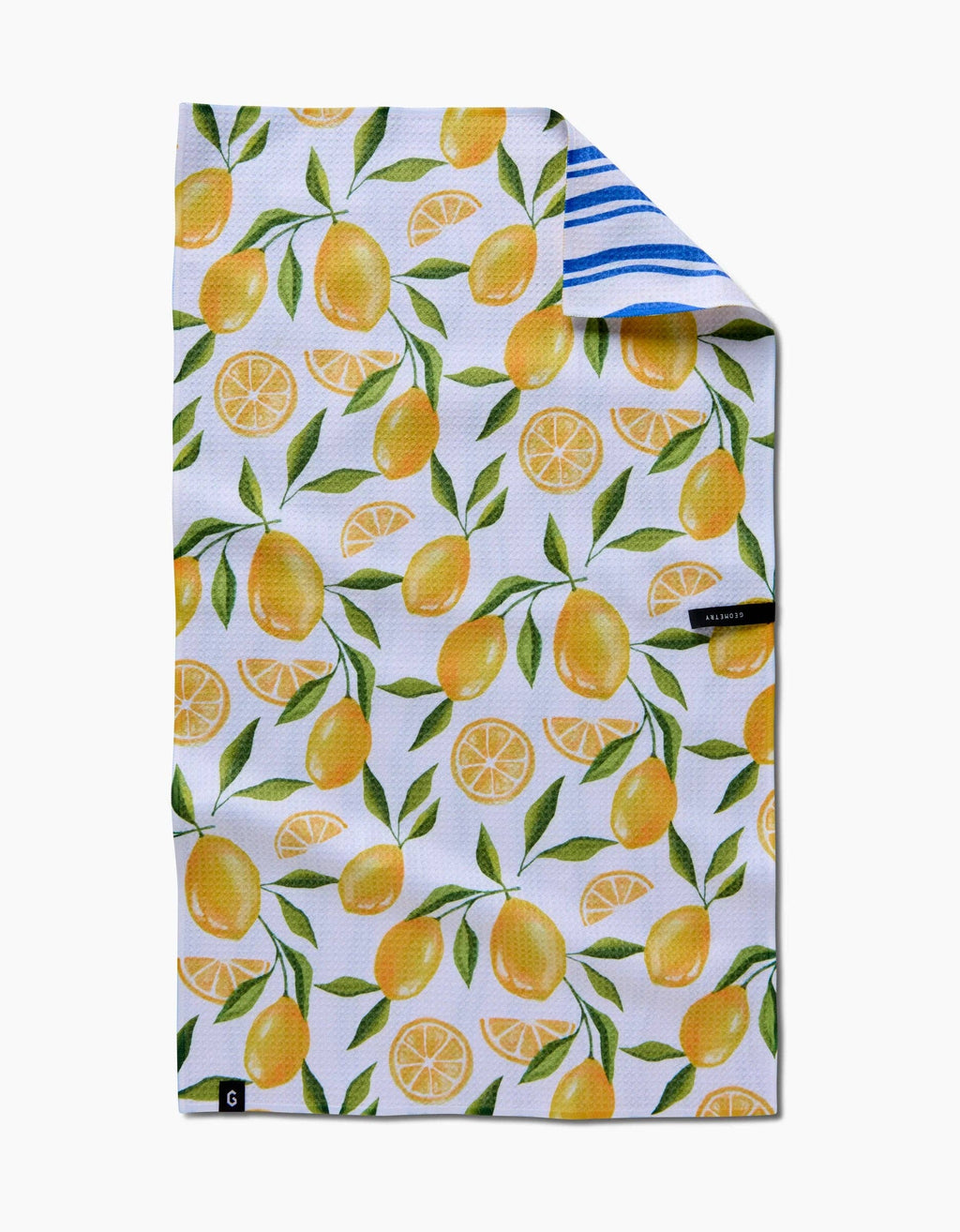 Geometry Lemon Bliss Double Sided Tea Towel
