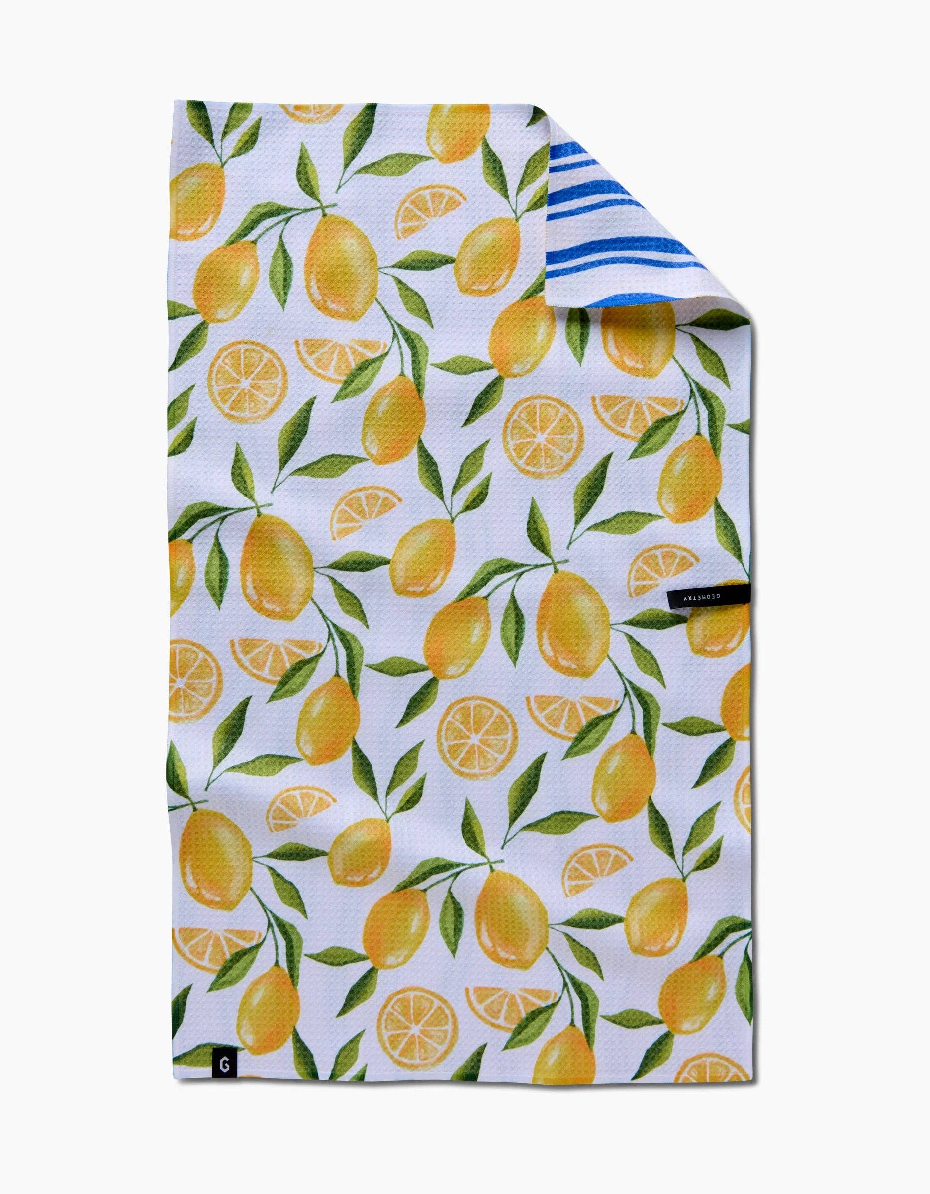 Geometry Lemon Bliss Double Sided Tea Towel