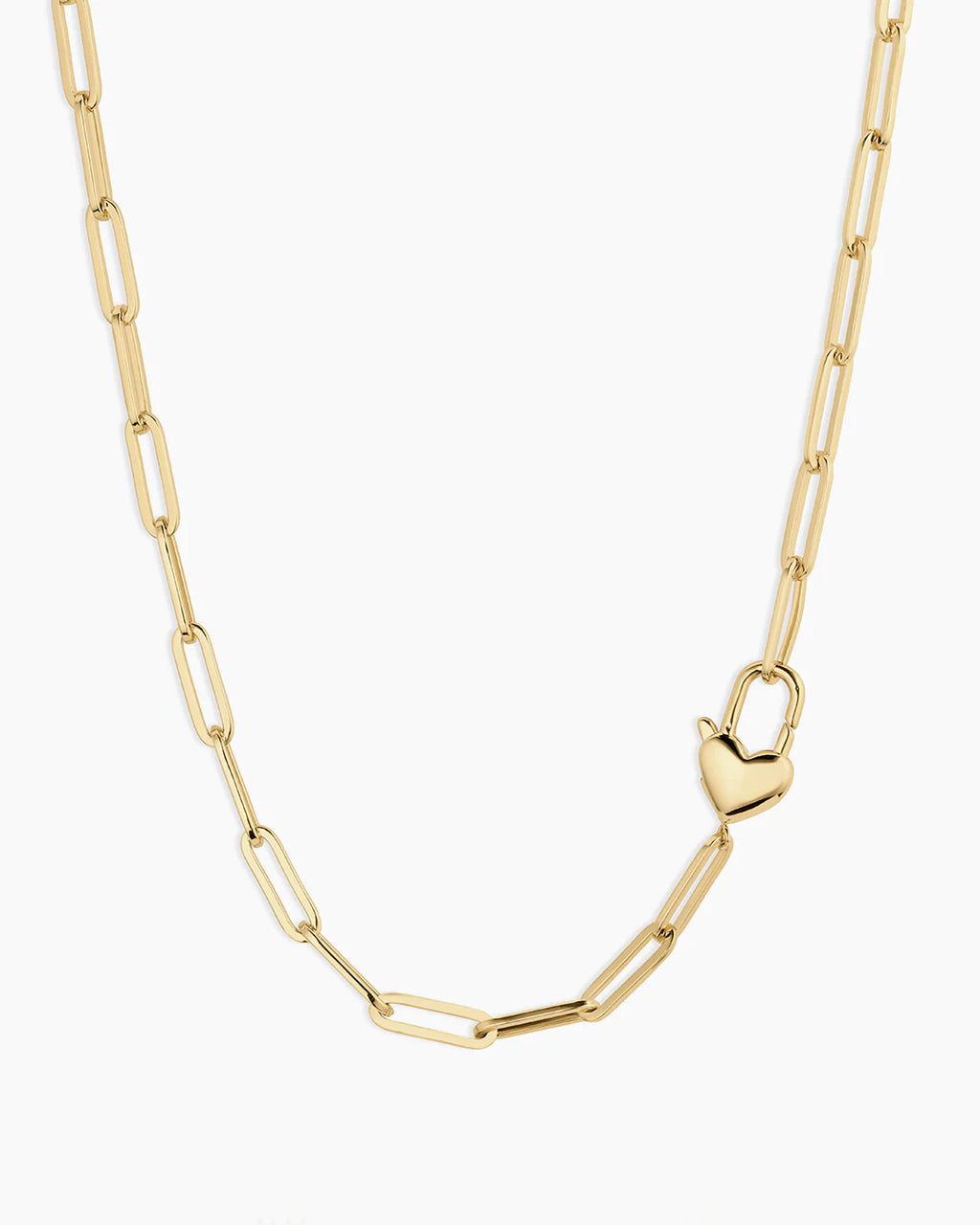 Gorjana Heart Padlock Necklace