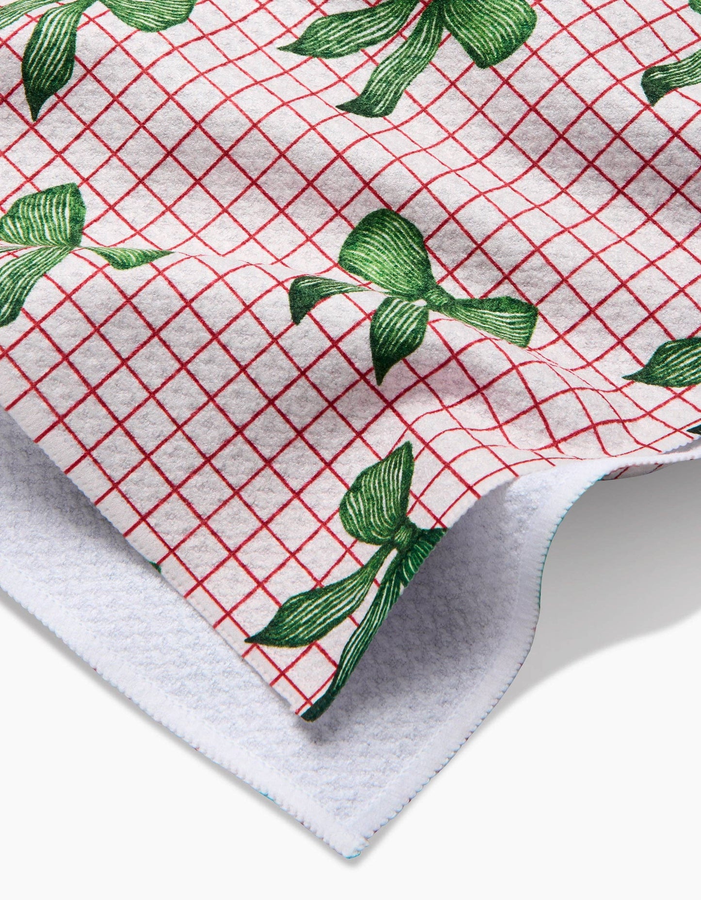 Geometry Ribbon And Cheer Tea Towel