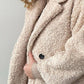 Lapel Plush Fleece Trench Coat