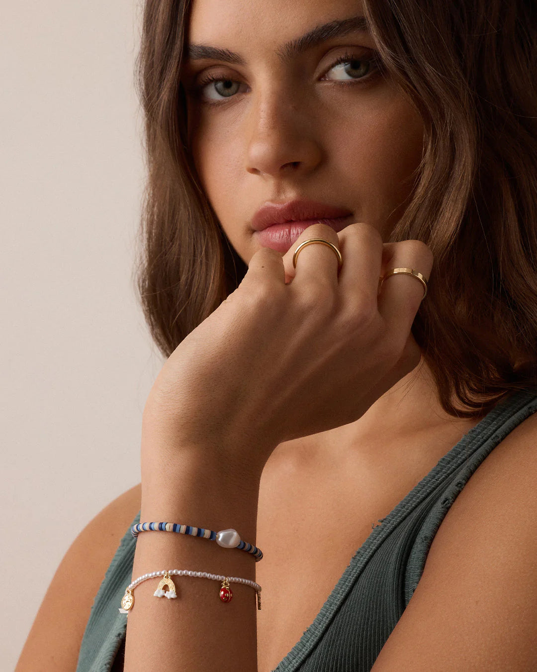 Gorjana Lucky Mini Charm Bracelet