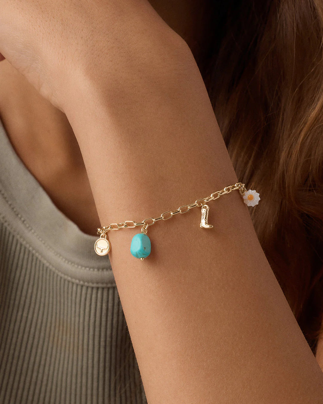 Gorjana Western Mini Charm Bracelet