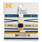University of Michigan Game Day Hair Tie Bracelets