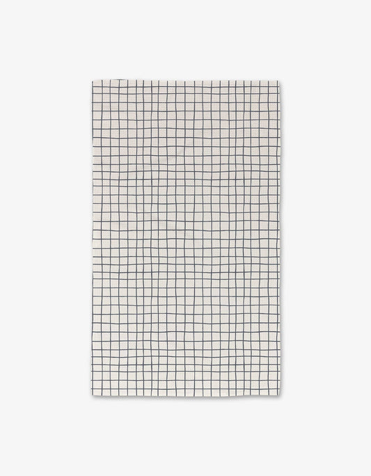 Geometry Pool Grid Luxe Hand Towel