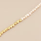 Mini Baroque Half Gold & Pearl Bracelet