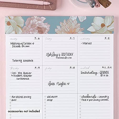 Weekly Schedule Pad