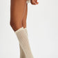 Misty Net Pointelle Tall Sock