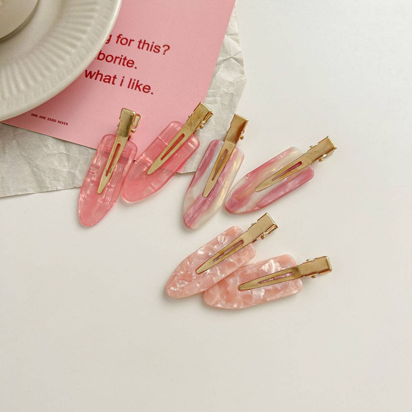 Sweet Pink Hair Clips