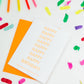 Happiest of Birthdays Letterpress Card