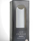 White Flameless Outdoor Candle