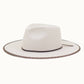 Avril Tribal Wool Wide Brim Hat