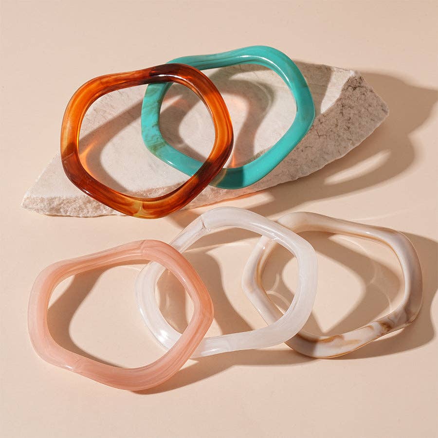 Wavy Acrylic Bracelet