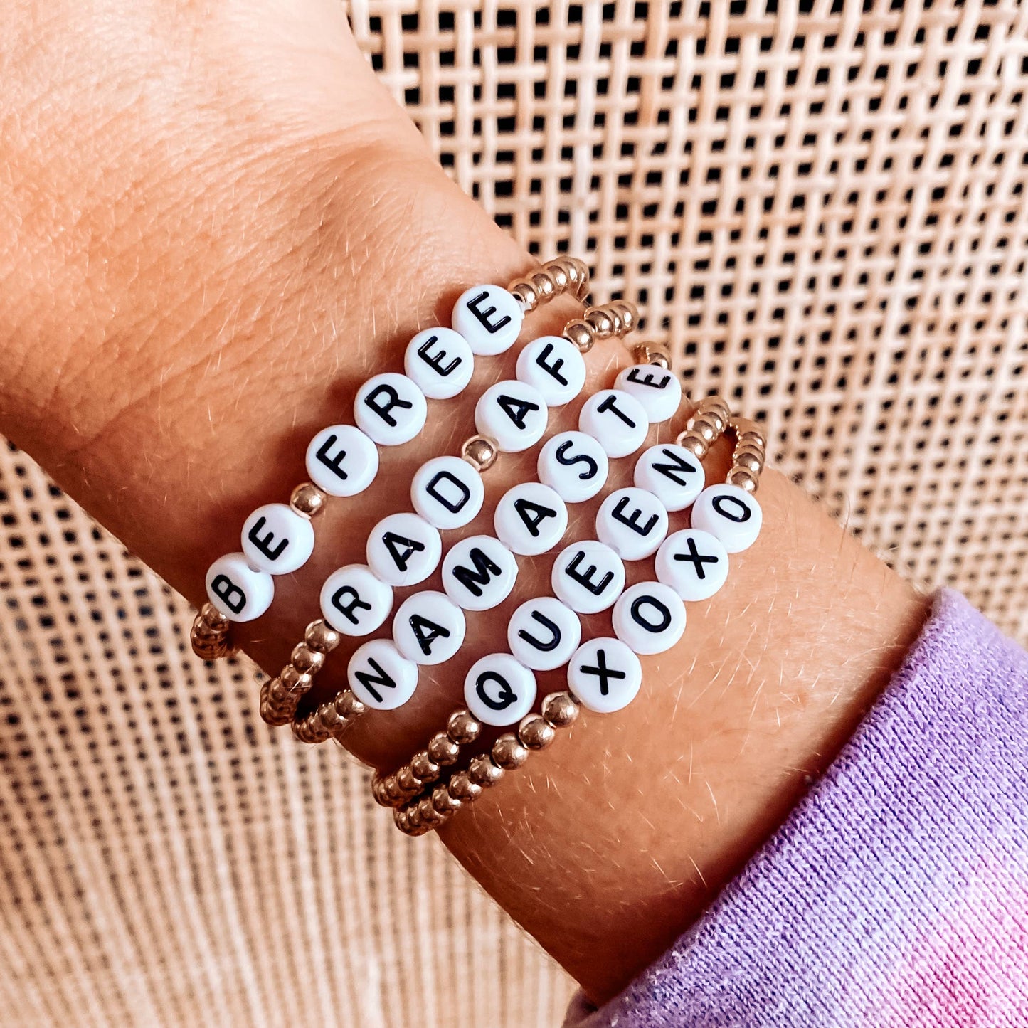 Beaded Mom Bracelets