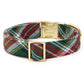 Holly Jolly Flannel Holiday Dog Collar