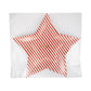 Red Striped Star Paper Plates