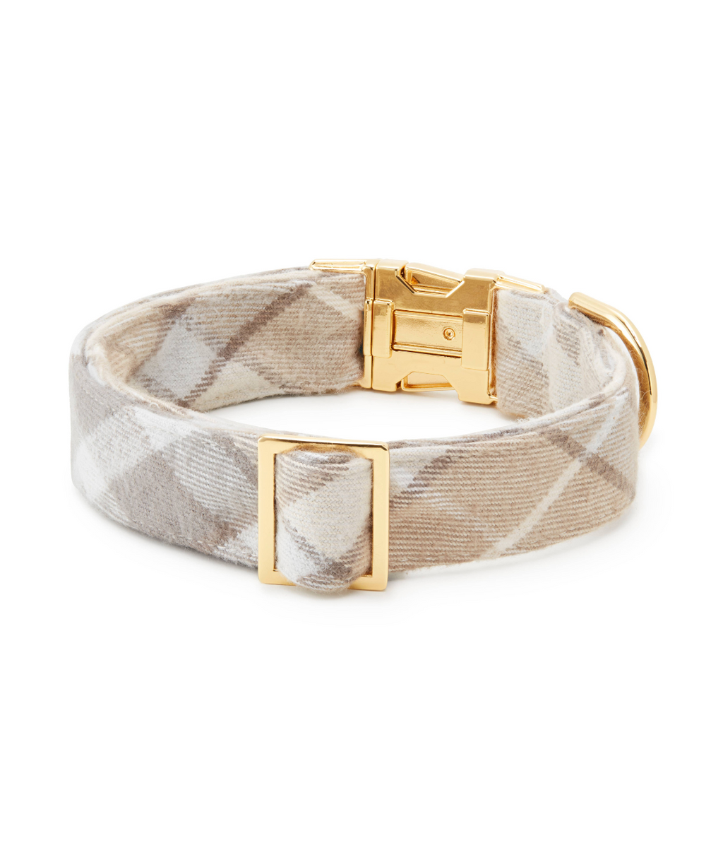 The Foggy Dog Plaid Flannel Dog Collar