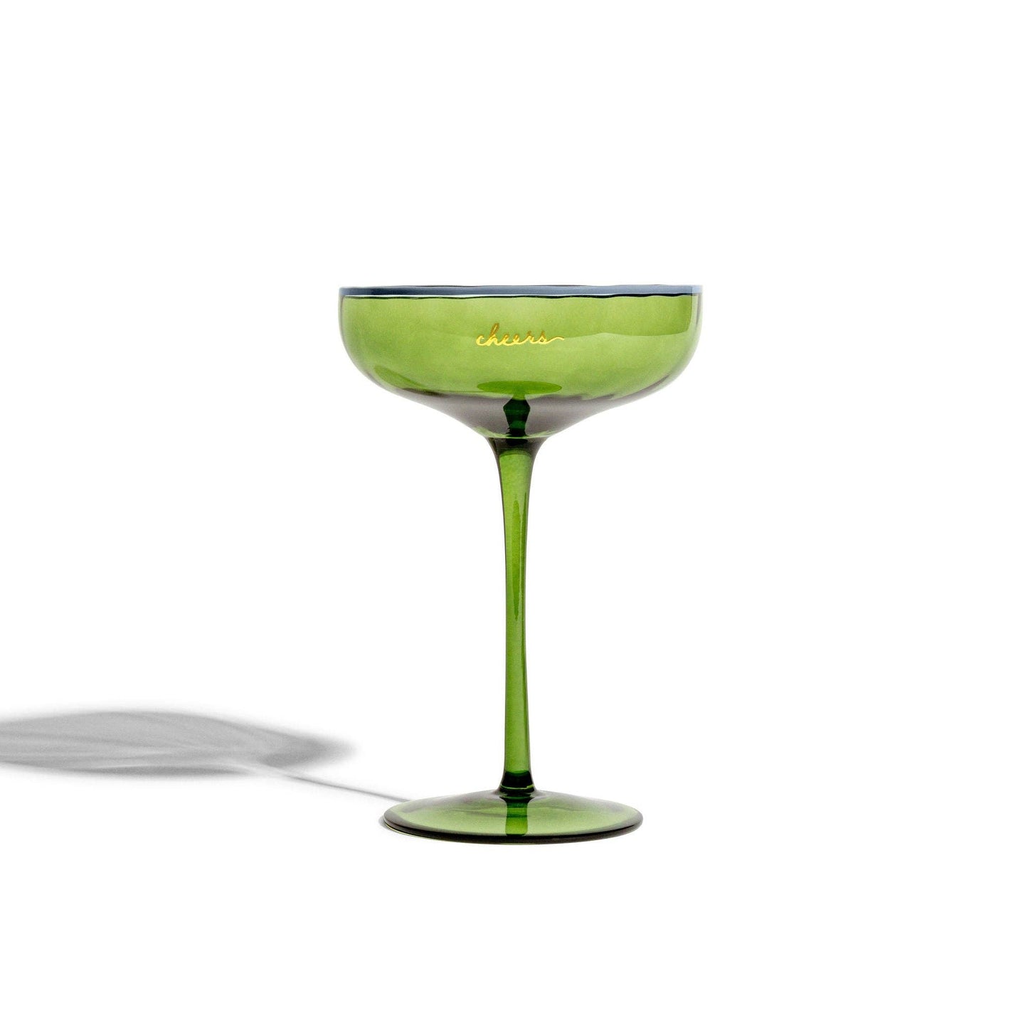 Two Tone Coupe Glass