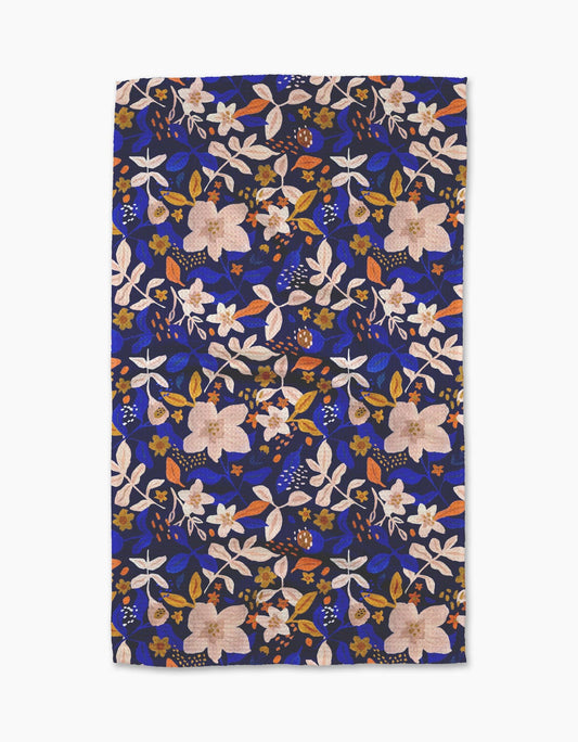 Geometry Nightfall Garden Tea Towel