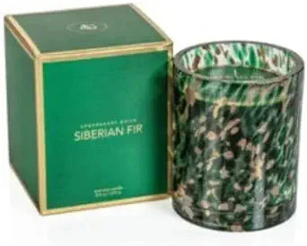 Zodaz Spangled Glass Boxed Candle