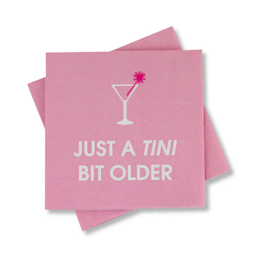 Just a Tini Bit Older Cocktail Napkins