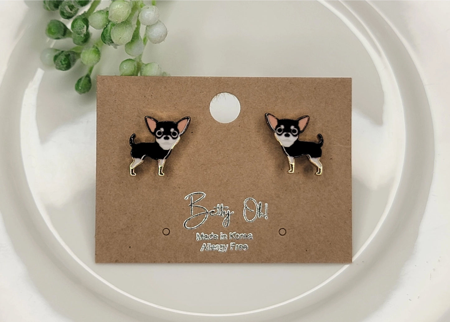 Dog Stud Earrings