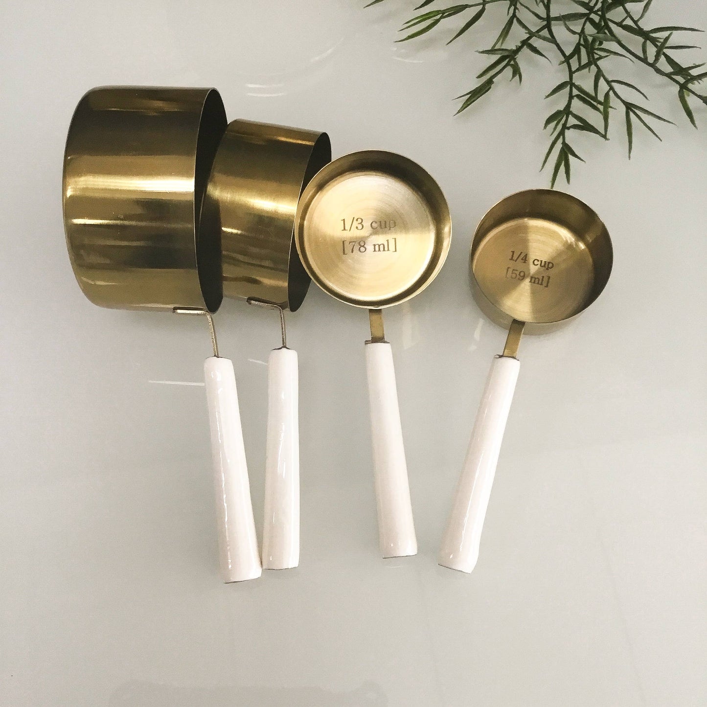 Gold Measuring Cups