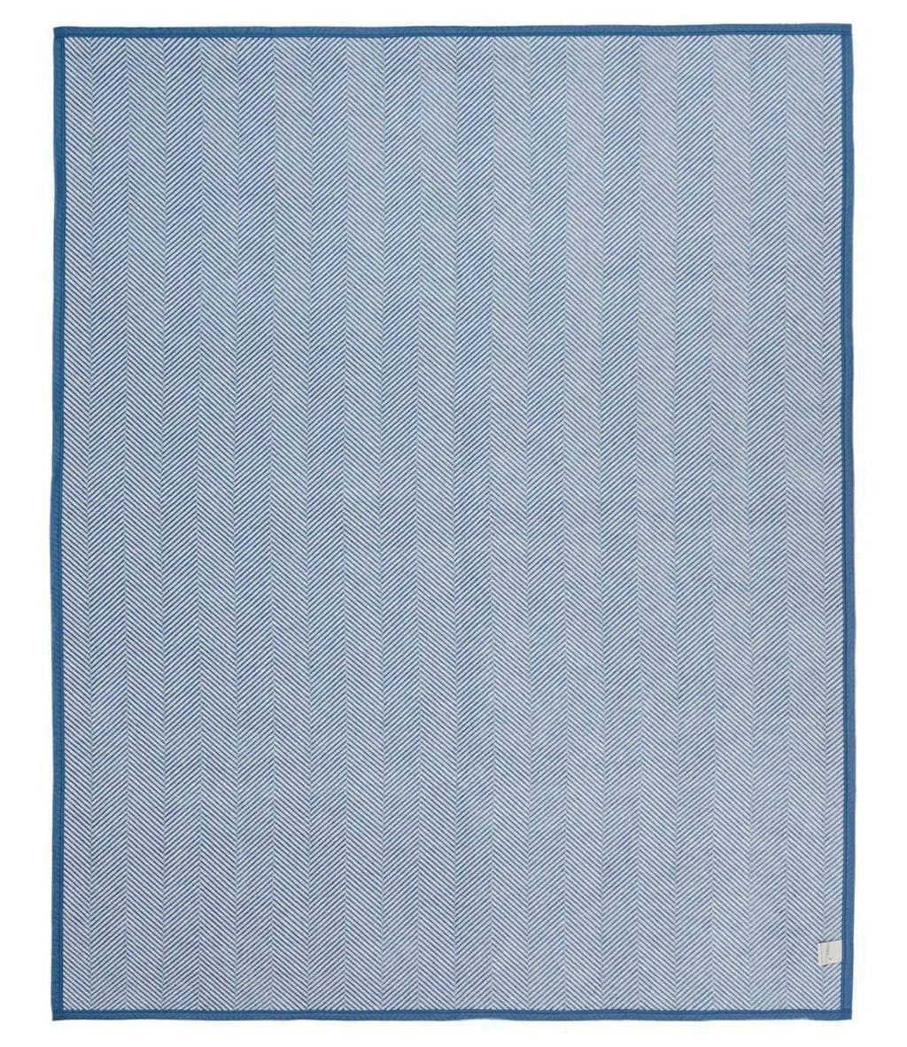 Harborview Herringbone Cornflower Blanket
