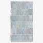 Geometry Blue Stripes Luxe Bath Towel