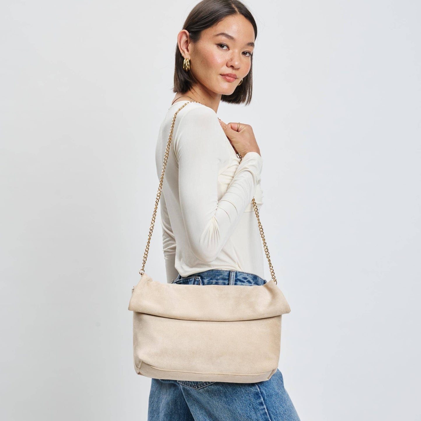 Luxe Cream Crossbody