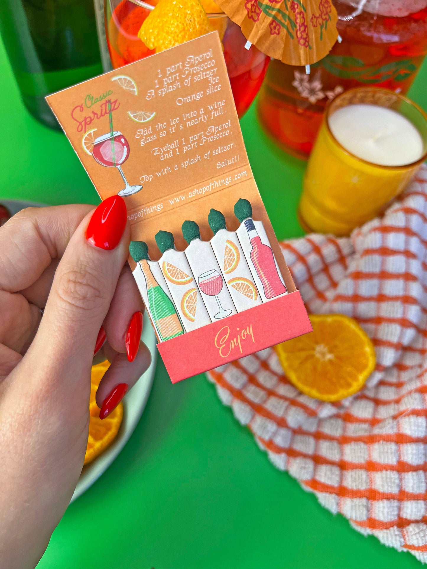 Cocktail Printed Matchbooks