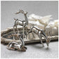 Silver Resin Reindeer