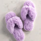 Fuzzy Purple Slippers