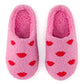 Pink Fuzzy Lips Slippers