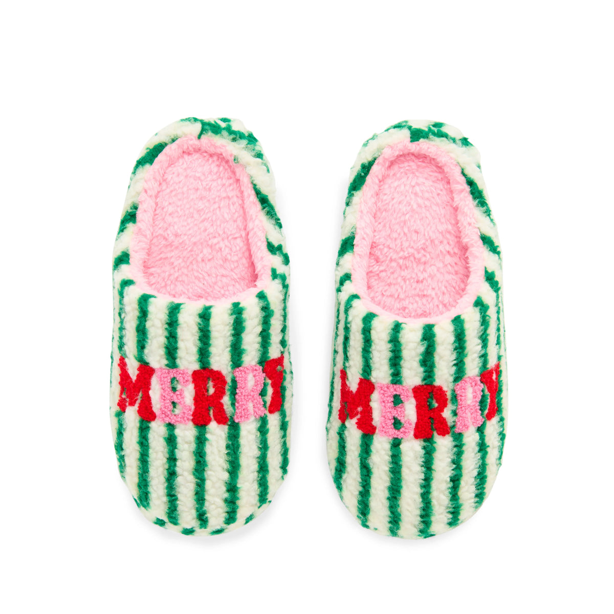 Merry Striped Slippers