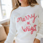 Candy Cane Merry & Bright Sweater