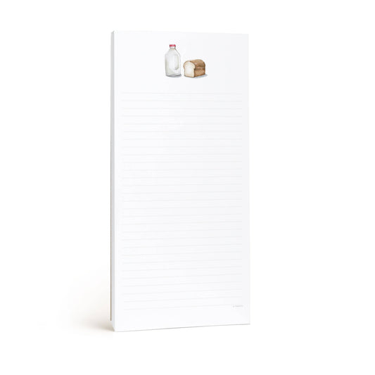 Milk And Bread Lined Notepad