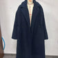Lapel Plush Fleece Trench Coat