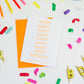 Happiest of Birthdays Letterpress Card